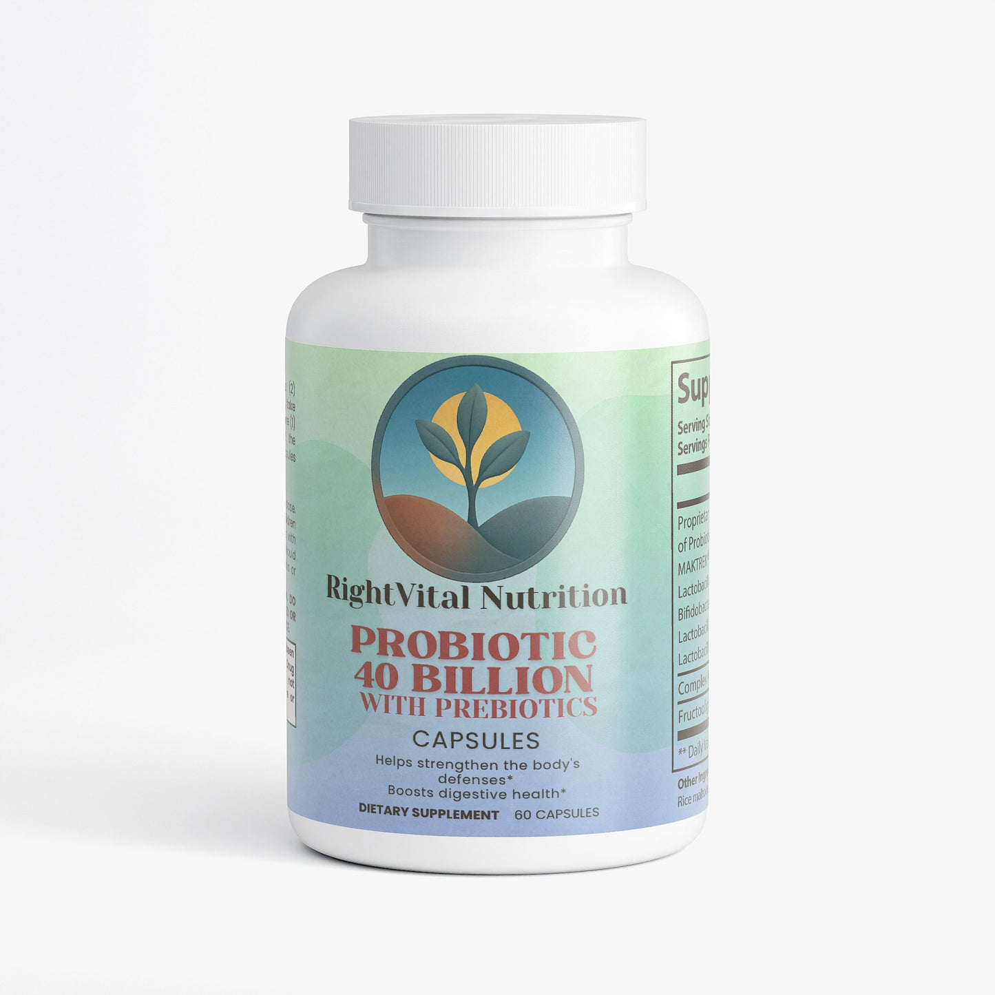 Probiotic 40 Billion with Prebiotics